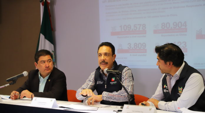 HIDALGO CUENTA CON UN PLAN DE CONTINGENCIA ANTE EL CORONAVIRUS