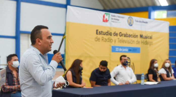 SE PRESENTA ESTUDIO DE GRABACIÓN MUSICAL DE RADIO Y TELEVISIÓN DE HIDALGO EN TULA DE ALLENDE
