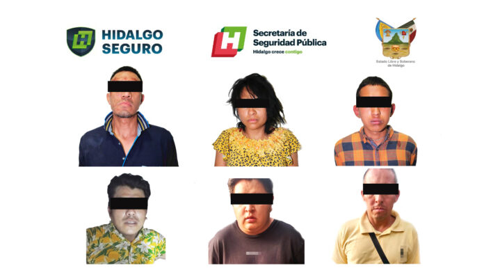 SSP HIDALGO Y POLICÍAS MUNICIPALES ASEGURAN A GRUPO TRAS PRESUNTO ROBO CON VIOLENCIA EN DOMICILIO EN APAN