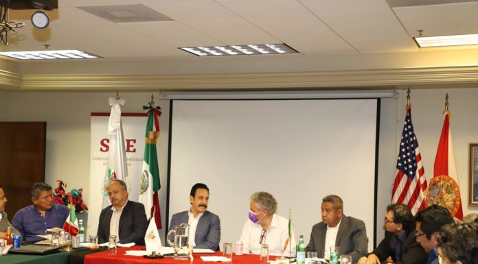 PRESENTA OMAR FAYAD INICIATIVA PARA EL VOTO Y REPRESENTACIÓN MIGRANTE, ANTE FEDERACIONES DE HIDALGUENSES EN ESTADOS UNIDOS