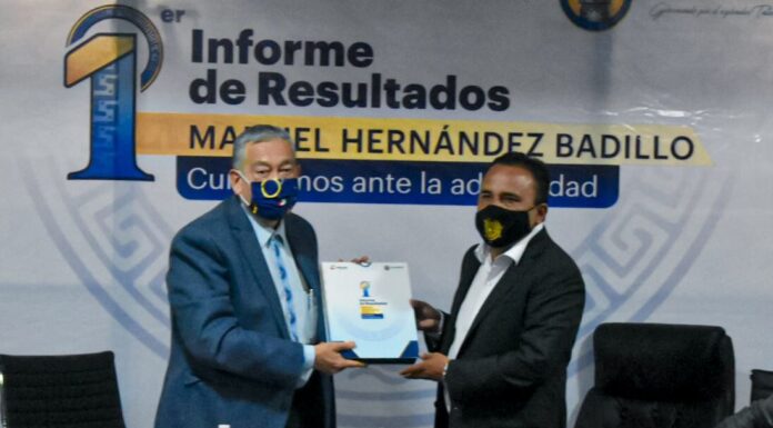 MANUEL HERNÁNDEZ BADILLO RINDE PRIMER INFORME DE GOBIERNO: LA ZOZOBRA NO SERÁ PARTE DE LA VIDA EN TULA