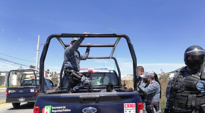 ASEGURA SSP HIDALGO A TRES INDIVIDUOS PRESUNTAMENTE RELACIONADOS CON ACTIVIDADES DELICTIVAS
