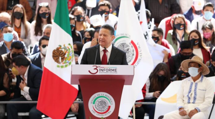 “ES UN HONOR TRABAJAR PARA TI”: AFIRMA JULIO MENCHACA DURANTE INFORME