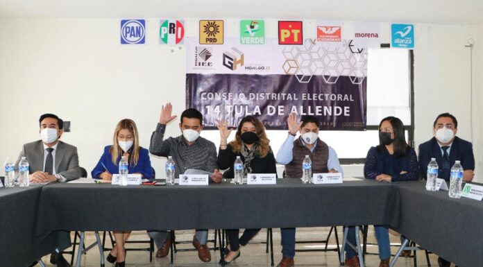 Instala IEEH Consejos Distritales de Tepeji del Río, Tula de Allende y Pachuca de Soto 13 para la #Gubernatura2022