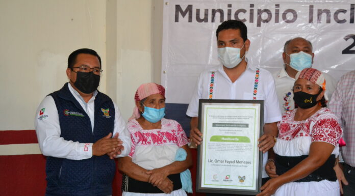 ENTREGAN CERTIFICADOS PARA RECONOCER A MUNICIPIOS INCLUYENTES INDÍGENAS