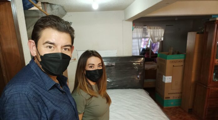 ENTREGA NOE PAREDES MOBILIARIO A MÁS CASAS AFECTADAS POR LA INUNDACIÓN DE TULA