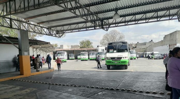 Este es el estado actual de la terminal de micros de Tula