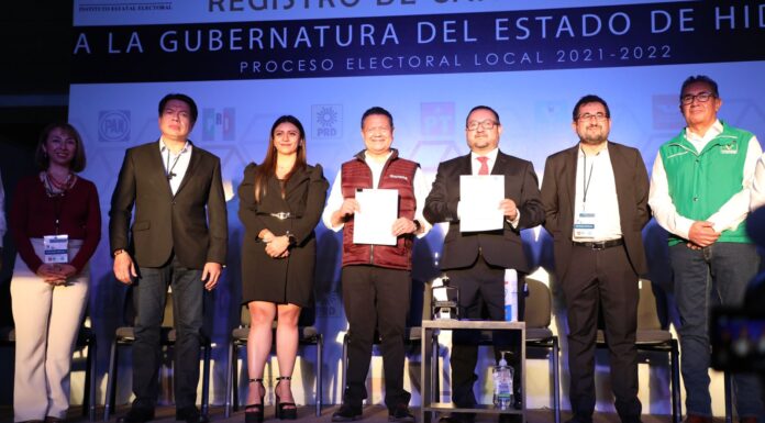 IEEH recibe solicitud de registro de Candidatura Común «Juntos Hacemos Historia en Hidalgo»