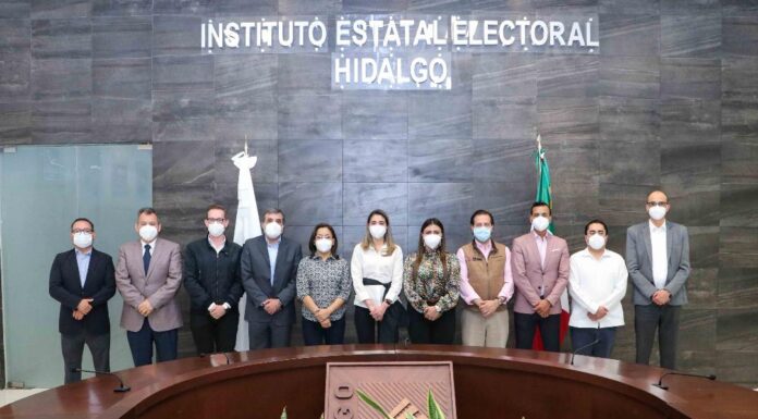 IEEH recibe a Consejerías del INE en seguimiento al Proceso Electoral de #GubernaturaHIDALGO2022