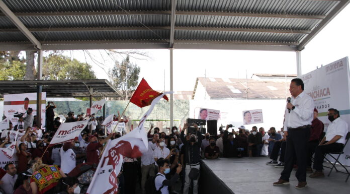 Barrios y comunidades marginadas de Pachuca respaldan a Julio Menchaca