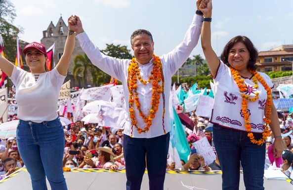 Menchaca inicia en Huejutla campaña «por la transformación de Hidalgo»