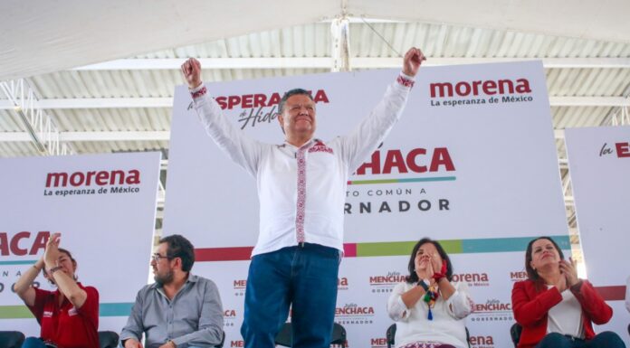 “FUERA TODO AQUEL QUE TRAICIONE AL PUEBLO”, AFIRMA JULIO MENCHACA EN ATITALAQUIA Y TLAHUELILPAN“