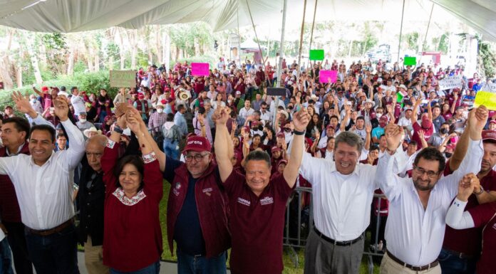Julio Menchaca afianza estructuras partidistas en Actopan