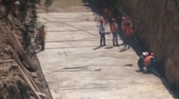 Comienzan obras de revestimiento del Río Tula