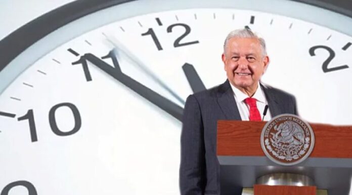 Anuncia AMLO encuesta para eliminar el horario de verano