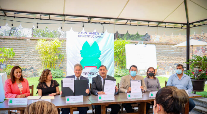 Tepeji firma convenio con el Instituto Nacional del Suelo Sustentable