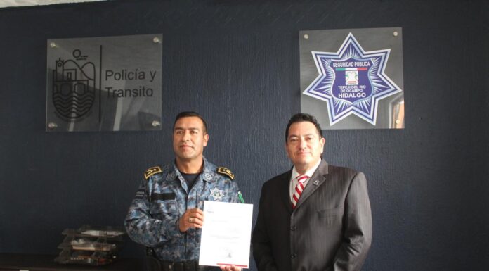 Mario Ibarra Franco asume el cargo de Secretario de Seguridad Pública y Tránsito Municipal en Tepeji.