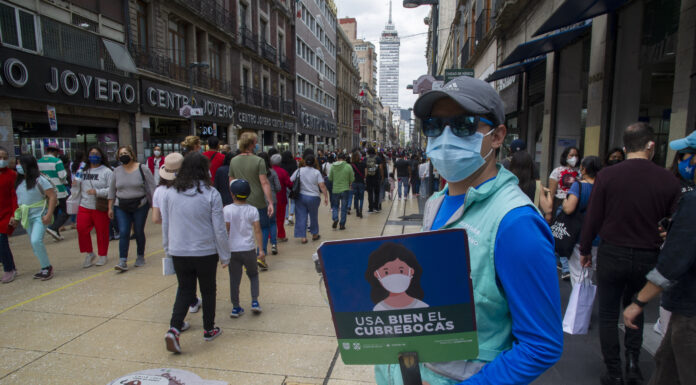 Más de 27 mil contagios por día en quinta ola de Covid en México