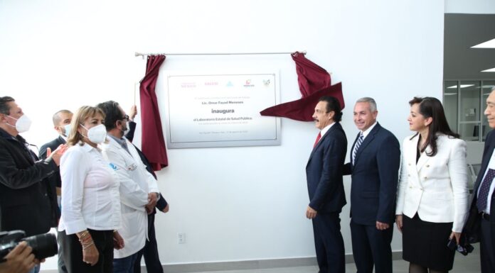 Inaugura Fayad nueva sede del Laboratorio Estatal de Salud Pública