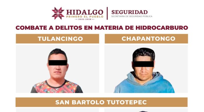 Asesta Seguridad Pública de Hidalgo nuevos golpes al ‘huachicoleo’