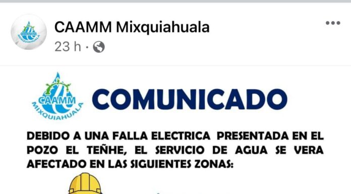 Se manifiestan contra la Comisión de Agua y Alcantarillado de Mixquiahuala