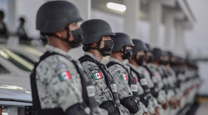 Golpean a elementos de la Guardia Nacional en Teocalco