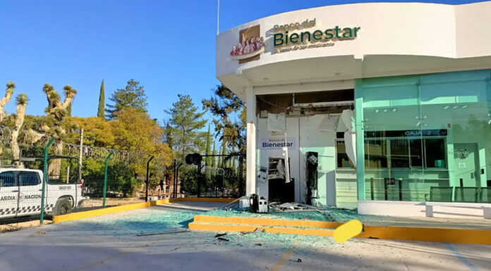 Roban Banco del Bienestar en Tula