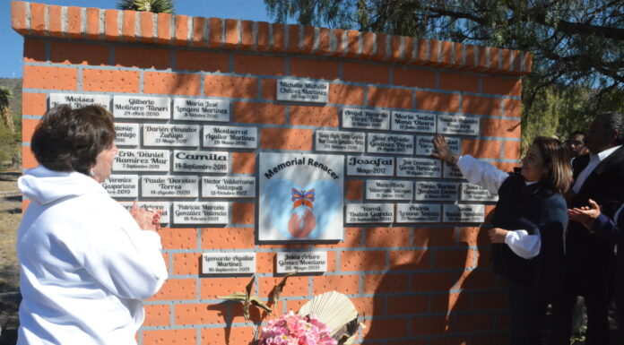 Develan memorial en el “Pedacito de Cielo” del Parque Ecológico Cubitos