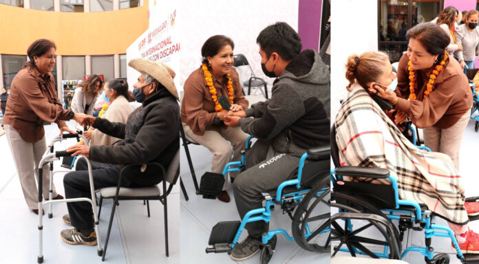 Realiza Edda Vite entrega masiva de apoyos técnicos para hidalguenses con discapacidad