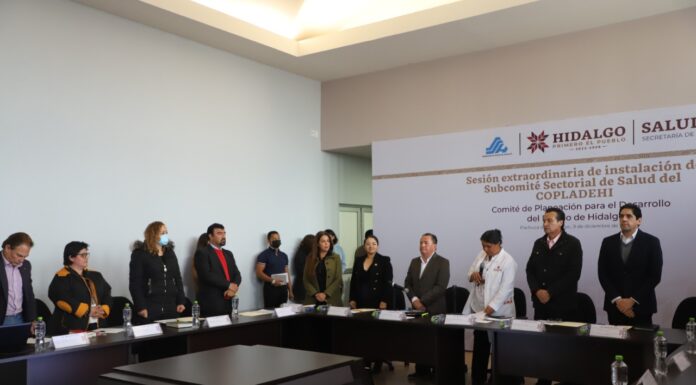Instalan comité sectorial en salud para la conformación del Plan Estatal de Desarrollo