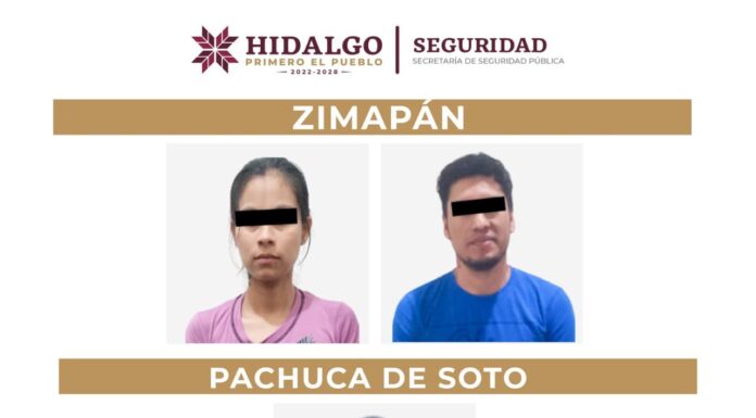 Policía Violeta asegura a tres personas por violencia familiar