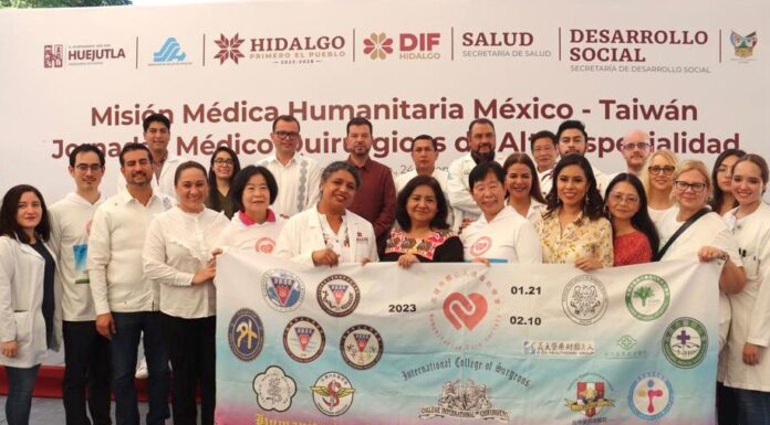 PRESIDE EDDA VITE ARRANQUE DE JORNADAS MÉDICO HUMANITARIA MÉXICO – TAIWÁN