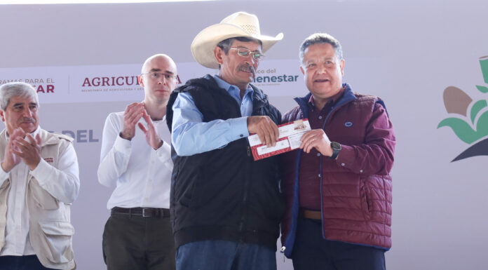 Menchaca Salazar se suma a los esfuerzos para rescatar al campo