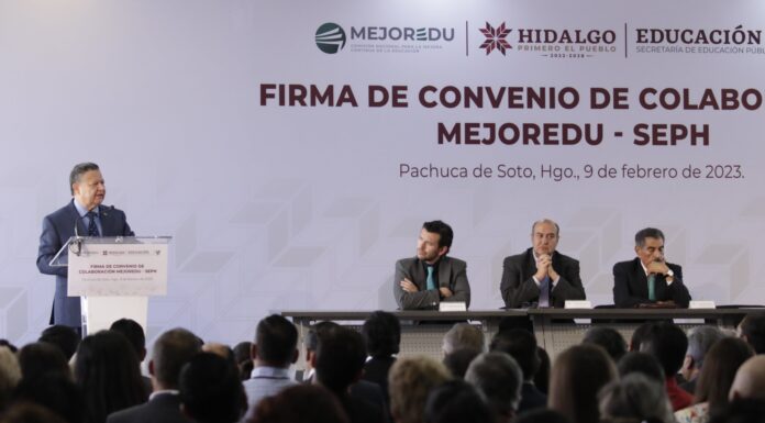 Gobierno de Hidalgo concreta estrategias para transformar al sistema educativo