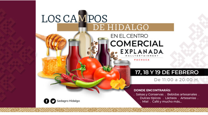 Lleva Sedagroh “Los campos de Hidalgo» a plaza Explanada
