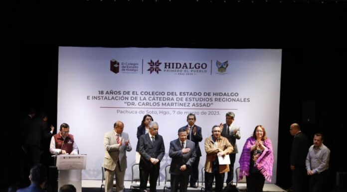 Participa Menchaca Salazar en la instalación de la Cátedra Carlos Martínez Assad