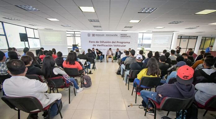 Realizan foros de difusión sobre verificación vehicular en universidades hidalguenses