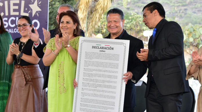 Hidalgo, primer estado del país y América Latina en firmar la Proclamación de la Semana Internacional Cielo Oscuro