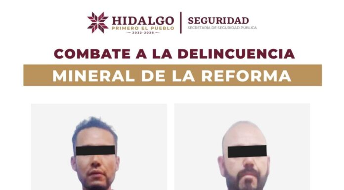 Detiene SSPH a dos hombres con ayuda de videovigilancia