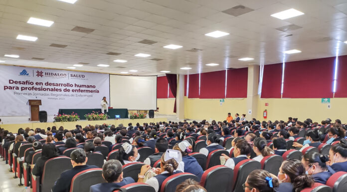 Realizan jornadas regionales de enfermería en la Huasteca, la Sierra Alta y el Valle del Mezquital