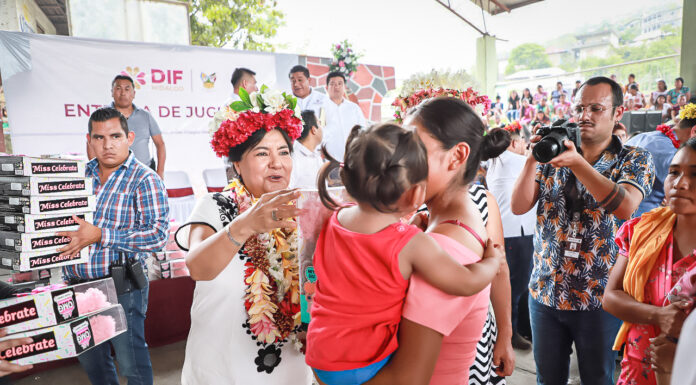 INICIA DIF HIDALGO ENTREGA DE 40 MIL JUGUETES EN EL MARCO DEL DÍA DE LAS NIÑAS Y NIÑOS
