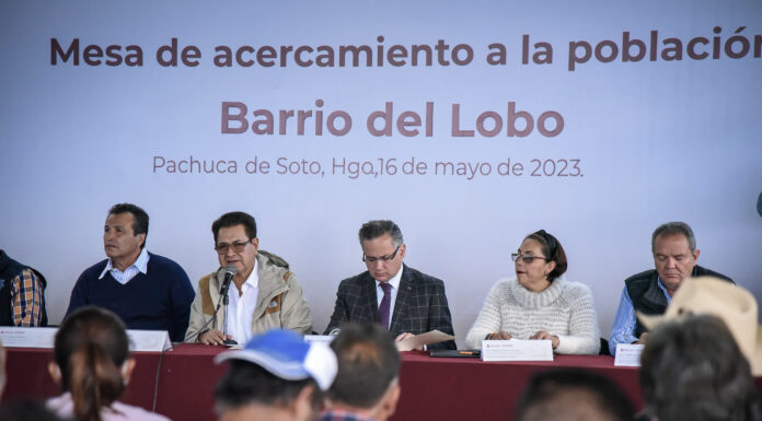 Encabeza Secretario de Gobierno mesa de trabajo en el Barrio del Lobo