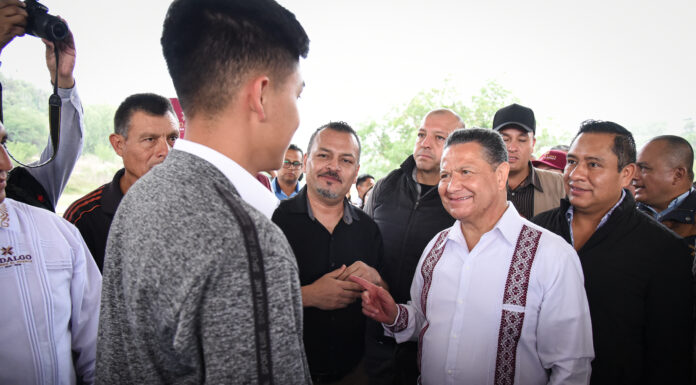 Julio Menchaca entrega y anuncia infraestructura en Tezontepec de Aldama y Francisco I. Madero