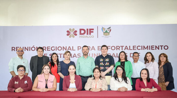 Edda Vite invita a los SMDIF de la Región 6 a trabajar por un Hidalgo fuerte y en desarrollo