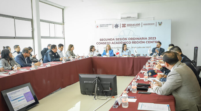 Hidalgo es sede de la reunión regional de academias e institutos de formación policial
