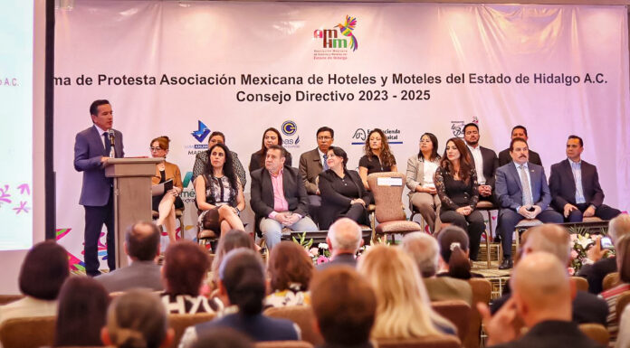 Preside Roxana Vargas Juárez la mesa directiva de la Asociación Mexicana de Hoteles y Moteles de Hidalgo, A.C.