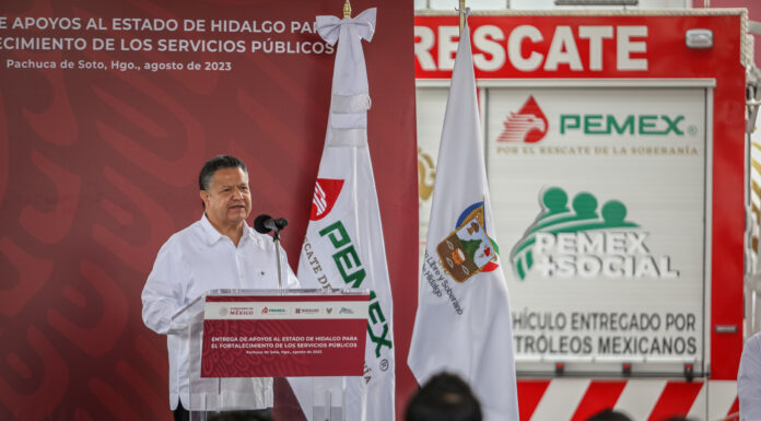 Entregó Pemex a Hidalgo, recursos que representan más de 60 mdp