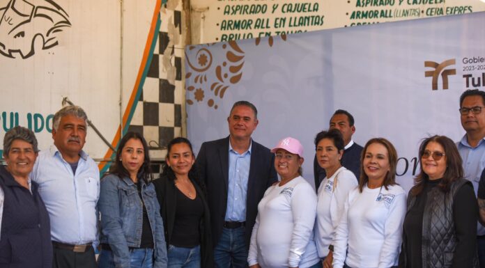 Inicia obra de línea conducción de agua en Tula