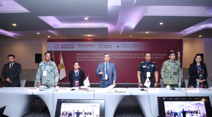 Participa Hidalgo en reunión de seguridad de la zona centro