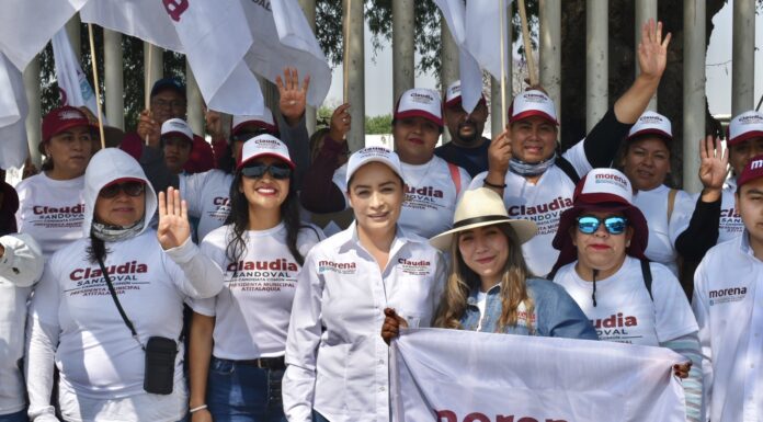 Plantea Claudia Sandoval para Atitalaquia un gobierno municipal de corte ciudadano transparente que acabe con la corrupción